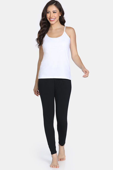 Zivame Knit Cotton Camisole - Lucent White — image 4
